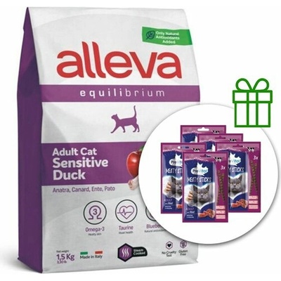 Alleva Equilibrium cat sensitive duck 1,5 kg
