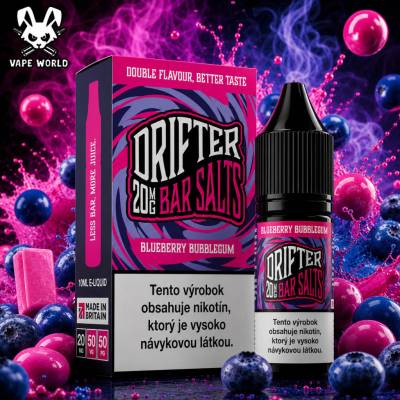 Juice Sauz Drifter Bar Salts Blueberry Bubblegum 10 ml 20 mg