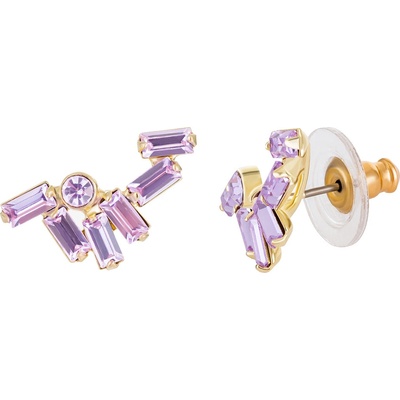 Preciosa Okouzlující pozlacené náušnice s křišťály Sugarheart Candy Preciosa 2461Y56