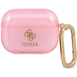 Guess Калъф Guess GUAPUCG4GP за AirPods Pro, розов, Glitter Collection (GUAPUCG4GP)