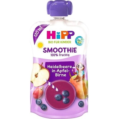 HiPP BIO Smoothie Jablko Hruška Borůvky 6 x 20 ml