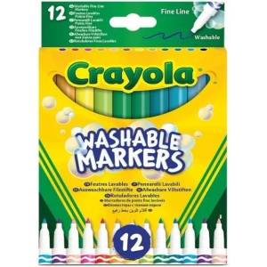Crayola Crayola: Комплект от 12 миещи се маркери с тънък връх (58-6671)
