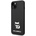 KARL LAGERFELD Гръб Karl Lagerfeld Liquid Silicone Choupette Case за iPhone 14 Plus - Черен