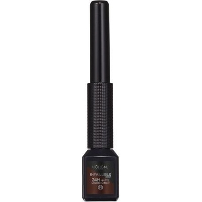 L'Oréal Paris Infallible Grip 24H Matte Liquid Liner matná tekutá oční linka 03 Brown 3 ml