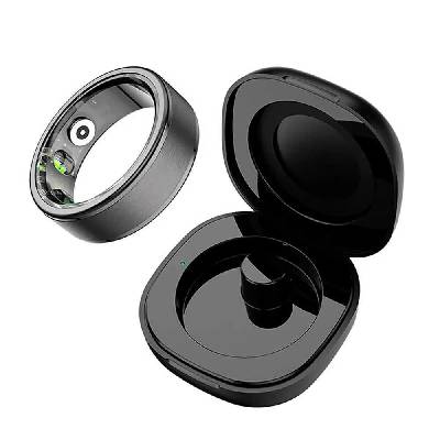 R03 18.1 mm smart ring - Silver (Black)