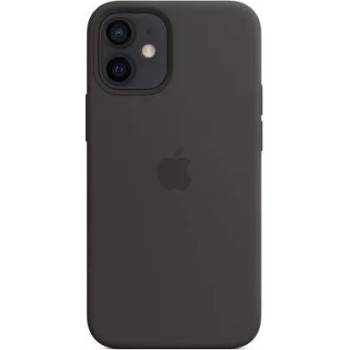 Apple iPhone Silicone Case with MagSafe - оригинален силиконов кейс за iPhone 12 mini с MagSafe (черен)