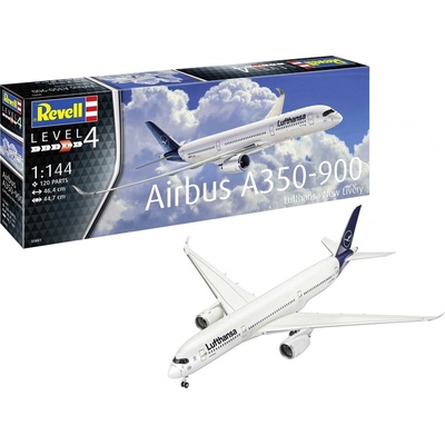Revell Plastic ModelKit letadlo 03881 Airbus A350-900 Lufthansa New Livery 1:144 – Zboží Dáma