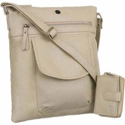 Peterson Klasická poštárska crossbody taška s peňaženkou