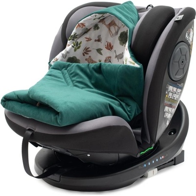 NEW BABY Zateplená zavinovačka do autosedačky green