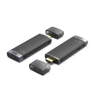 Vention HDMI (Wifi предавател и приемник, FullHD, 5GHz, 40m, USB-C захранване) , адаптер