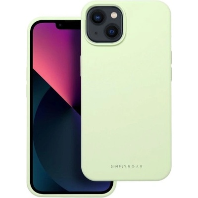 Apple Силиконов калъф кейс ROAR case CLOUD SKIN за iPhone 13 / iPhone 14, Зелен