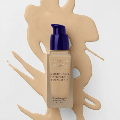 Claresa Natural Skin Tint Serum Foundation make-up sérum medium olive 2WO 32 ml