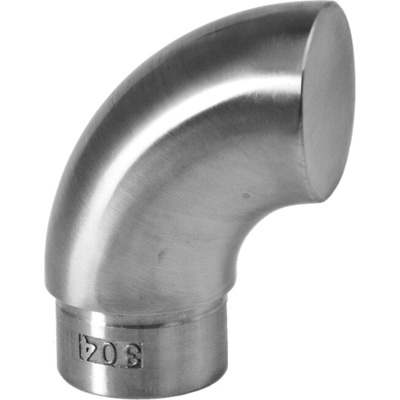 Ukončení obloukové na trubku ø 42,4 mm, broušená AISI 304