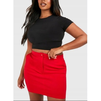 Boohoo mini sukňa rovného strihu