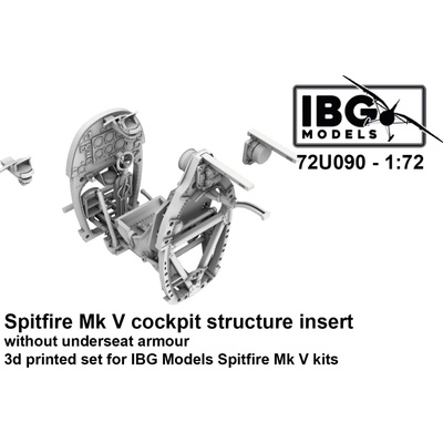 IBG Spitfire Mk V Cockpit Structure Insert without underseat armour 3d Printed Set 1:72