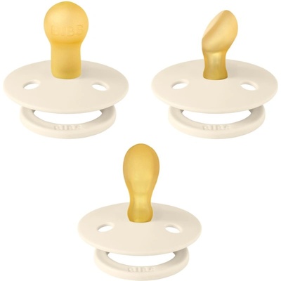 BIBS Try-It Size 1: 0+ months комплект за деца от раждането им Ivory 3 бр