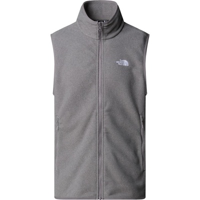 The North Face Мъжки поларен елек The North Face Glacier Fleece Vest Fleece vest - TNF Mid Grey Heather (032-1563-0212)
