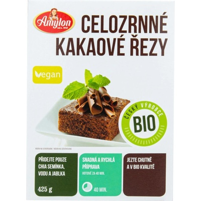 Amylon Kakaové rezy celozrnné bio 425 g