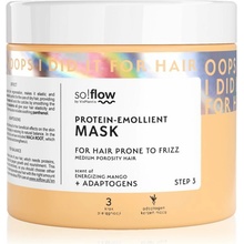 So!flow Medium Porosity Hair Protein-Emollient Mask maska na vlasy proti krepateniu 400 ml