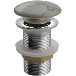Sapho Dalma - Затварящ се сифон за умивалник 1 1/4 Click Clack, сив MM713 (MM713)