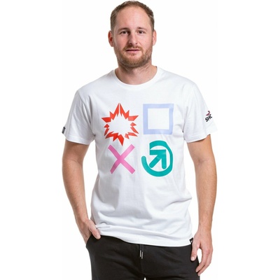 Meatfly мъжка тениска Big Shock Gameon White | Бяла | Размер Meatfly | Byal | МЪЖЕ | L