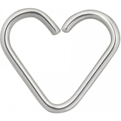 Prosperk náušnice piercing srdíčko S5005