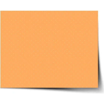 Sablio Plagát Biele čiarky na oranžovej - 90x60 cm