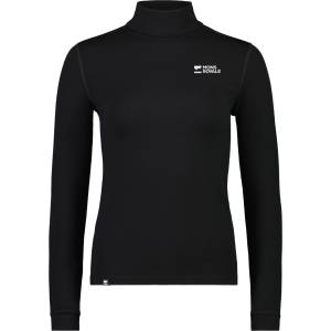 Mons Royale Дамско мериносово термобельо Mons Royale Women's Cascade Mock Neck L/S Merino base layer - Black (115-2618-0113)