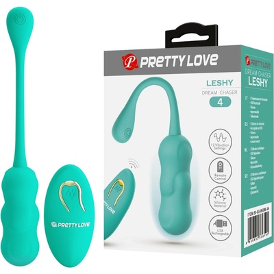 Pretty Love - LESHY Dream Chaser 4, zelená, 12 vibračných funkcií Bezdrôtové diaľkové ovládanie