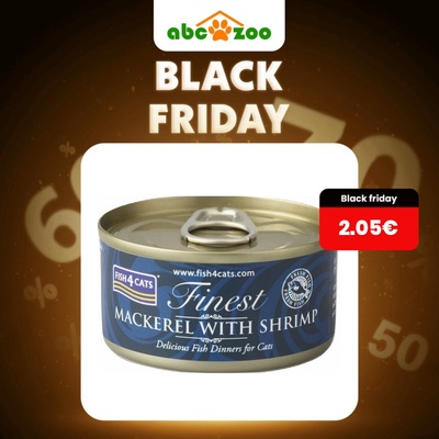 Fish4Cats Finest makrela s krevetami 70 g