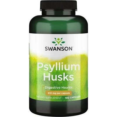 Swanson Psyllium Husk 610 mg 100 kapslí