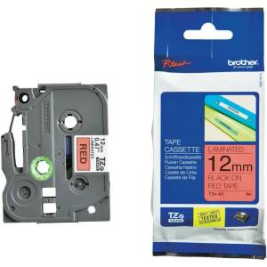 BROTHER ТИП TZ - 12 mm BLACK ON RED TAPE - P№TZE431 (P№TZE431)