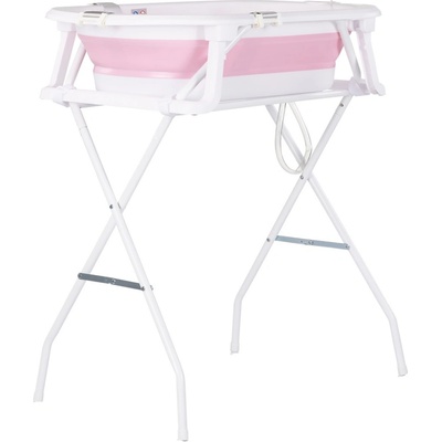 Chipolino Вана с мрежа и стойка Chipolino - Малибу, 78 cm, розова (VKMAL0253PI)