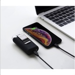 PITAKA Преносима външна батерия за AirPods и Apple AirPods 2 - Pitaka Air Pal Aramid Fiber AirPods Powerbank 1200mAh (черен) (AP1001)