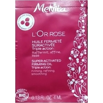 Melvita Lor Rose органично стягащо масло за тяло за ръце гърди корем ханш и бедра 4 ml *Тестер
