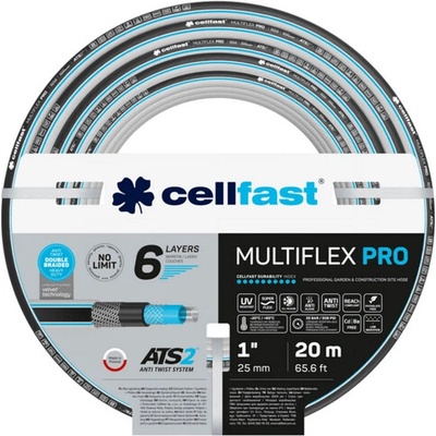 CellFast Záhradná hadica 1" 20m MULTIFLEX PRO