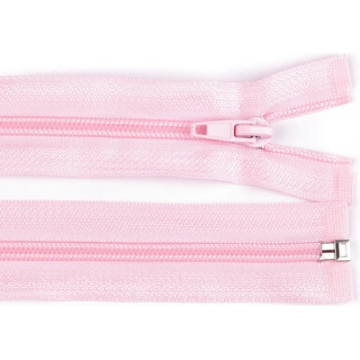 Prima-obchod Spirálový zip No 5 délka 45 cm bundový POL, barva 133 růžová světlá