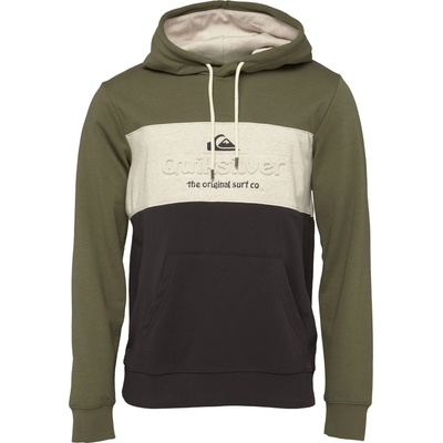 Quiksilver Emboss Block čierna khaki biela