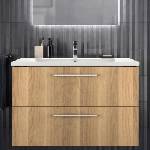 Ideal Standard i. life B висящ долен шкаф, естествен дъб, 2 чекмеджета, 100 см (T5276NX)
