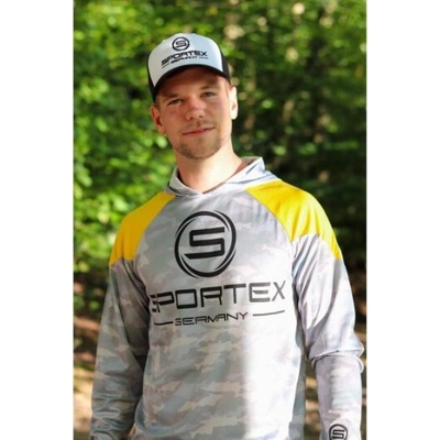 Sportex s dlouhým rukávem UPF 50 žluto/šedá