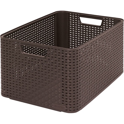 CURVER 205850 Úložný košík STYLE BOX - L - hnědý (03616-210)