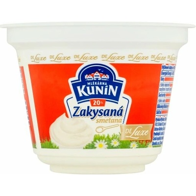 Mlékárna Kunín Zakysaná smetana 20% 190 g – Hledejceny.cz