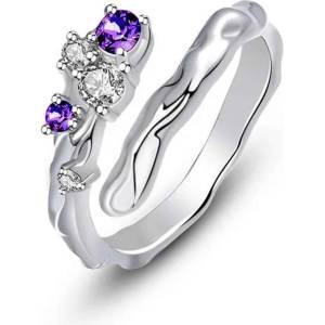 Silenti Jewelry Сребърен пръстен "Swag" - 7 - 54.5мм (17.2мм диам. )