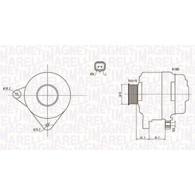 Generátor MAGNETI MARELLI 063732008010