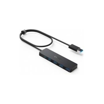 Anker 4-Port USB 3.0 Slim Hub extern schwarz
