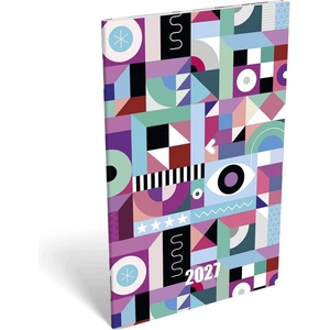 Lizzycalendar Календар с крайни срокове LIZZYCALENDAR A/6, седмичен, с отбелязани дати Sublime 2027 (7540223004)