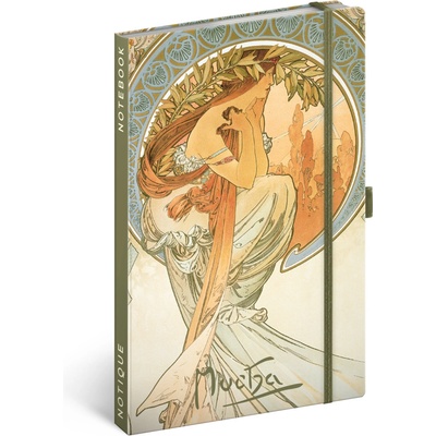 Notes Alfons Mucha Poezie linkovaný