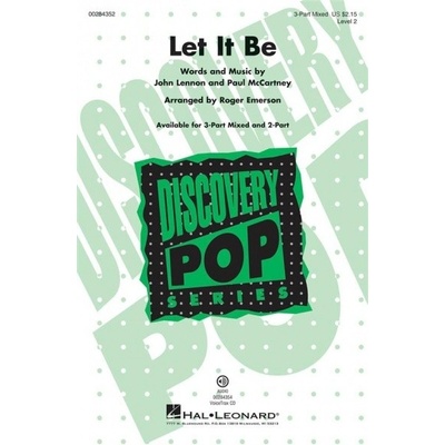 Let It Be Discovery Level 2 noty pre zbor 3-Part Choir