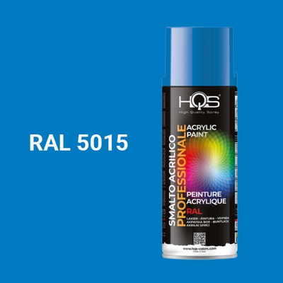 HQS akrylová farba v spreji 400 ml RAL 5015 lesklá
