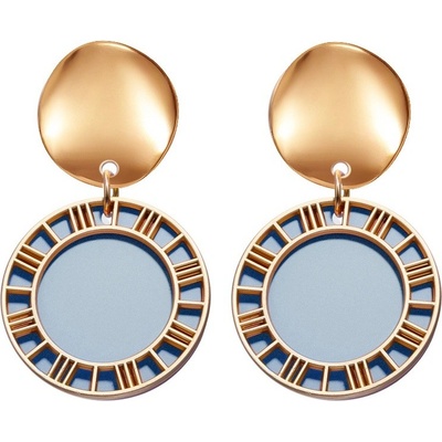 Izmael náušnice Xiomara zlatá/Šedá KP27563